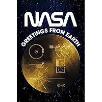 NASA Greetings From Earth Golden Record Geeky Humor Outer Space Thick Paper Sign Print Picture 8x12