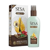 sesa Ayurvedic Strong Roots Hair Oil 100ml for Hair Fall Control and Hair Growth - goodness of bhringraj and 6 nourishing oils- for all hair types