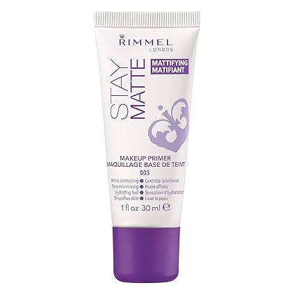 Rimmel Stay Matte Mattifying Primer, 1 oz, Pack of 1