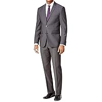 Vince Camuto Mens Slim Fit Wool Two Button Formal Suit