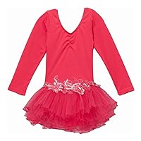 Hot Pink Glitter Rose Ballet Dress Girl's