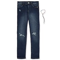 DKNY Girls' 2-Piece Jeans with Accessory - lauguna, 10