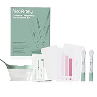 Ovulation and Pregnancy Test Kit | Easy At Home Ovulation Strips and Pregnancy Tests with Tracking and Prediction Log | 30 Ovulation Tests, 2 Pregnancy Tests, Tracker + No Mess Pee Cup