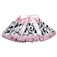 Petitebella Light Pink Milk Cow Petti Skirt 1-8y