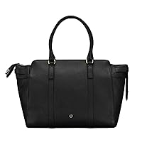 Maxwell Scott - Womens Luxury Italian Leather Large Business Tote Bag Purse - Double Handled Zip Opening - The Cento
