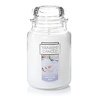Yankee Candle Wedding Day Scented, Classic 22oz Large Jar Single Wick Candle, Over 110 Hours of Burn Time