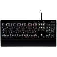 Wired Gaming Computer Keyboard, Backlit USB Interface Waterproof, Used for Computer Games