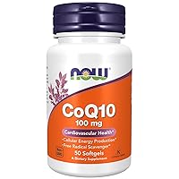 CoQ10, 100 mg, 50 Sgels by Now Foods (Pack of 3)