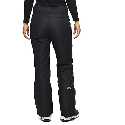 Arctix Women's Snow Sports Insulated Cargo Pants, Black, Large