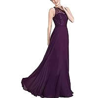 Line Top Lace Sequin Purple Long Bridesmaid Dresses Wedding Party Dress