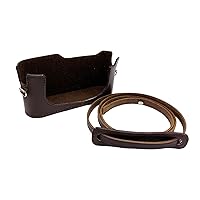 Camera .Hirano Leica M2/M3/M4 Handmade Genuine Leather Camera Case (Strap Included) Brown