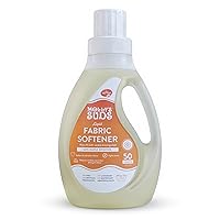 Molly’s Suds Natural Fabric Softener Liquid for Sensitive Skin | Plant-Based, Infused with Essential Oils | Fights Static, Reduces Wrinkles, Deodorizes | Citrus Grove, 50 Loads