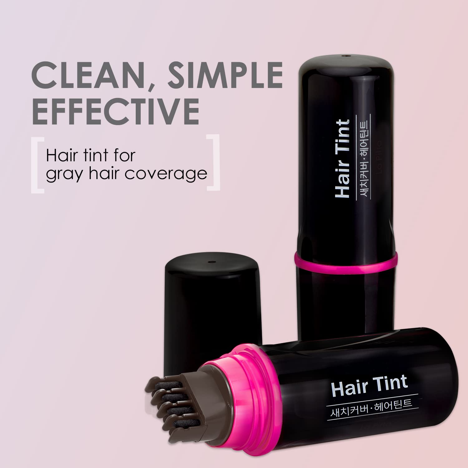Root Touch Up Black and Brown Hair Tint for Gray Hair Cover Up, Hair Dye that does not stick to the scalp, 5 Sec Easy Touch Up, Instant Correction & Spot Precision with Comb Applicator - 10 ml