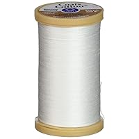 Coats Thread & Zippers Machine Quilting Cotton Thread, 350-Yard, White