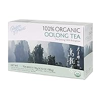 Organic Oolong Tea, 100 Tea Bags – 100% Organic Black Tea – Unsweetened Black Tea – Lower Caffeine Alternative to Coffee – Herbal Health Benefits