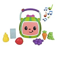 CoComelon Musical Vegetable Basket - Activate Sounds from The Show Like “Yes Yes Vegetables” - Toys for Kids and Preschoolers