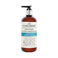 Curlsmith - Post-Wash Calming Conditioner - Vegan Cooling Rinse-Out Conditioner for any Hair Type, Scalp Soothing (12 fl oz)
