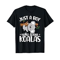 Kids Funny Just A Boy Who Loves Koala Bear T-Shirt