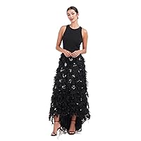 JS Collections Women's Sia Ruffle Skirt Gown