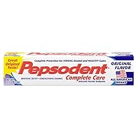 Pepsodent Complete Care Toothpaste Original Flavor 5.5 oz (Pack of 12)