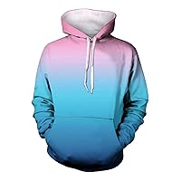 Couples 2023 Trendy Gradient Color Hoodies For Men Women Unisex Casual Sweatshirt Pullover Oversized Sweatshirts