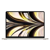 2022 Apple MacBook Air Laptop with M2 chip: 13.6-inch Liquid Retina Display, 8GB RAM, 256GB SSD Storage, Backlit Keyboard, 1080p FaceTime HD Camera. Works with iPhone and iPad; Starlight