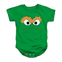 Popfunk Sesame Street Character Face Infant Baby Boys & Girls Onesie Snapsuit & Stickers