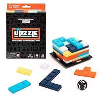 Educational Insights Upzzle - Strategic Stacking Puzzle Game for 2 Players, Travel Brainteasers, Gift for Ages 7+