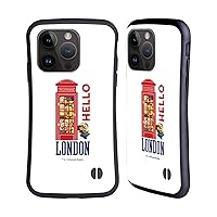 Head Case Designs Officially Licensed Minions Telephone Booth Minion British Invasion Hybrid Case Compatible with Apple iPhone 15 Pro