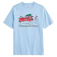 vineyard vines Boys' Water Ski Santa Short-Sleeve Tee