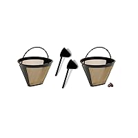 Replacement Permanent Coffee filter GTF Gold Tone Filter for SCC-1000 with Large Coffee Scoop