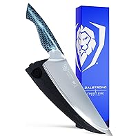 Chef Knife - 8 inch - Frost Fire Series Arctic Ocean - High-Chromium 10CR15MOV Stainless Steel Kitchen Knife - Honeycomb Handle - Sheath - NSF Certified