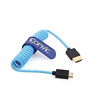 2.1 HDMI 8K HDMI Male to Mini HDMI Male Cable High Speed Extender Cable for Canon Nikon Panasonic GH3 Monitor