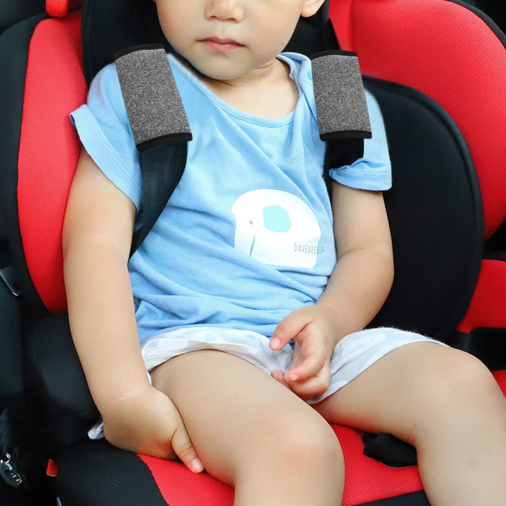 Accmor Car Seat Strap Covers for Baby Kids, Car Seat Strap Covers Shoulder Pads, Soft Seat Belt Covers for All Car Seats, Pushchair, Stroller