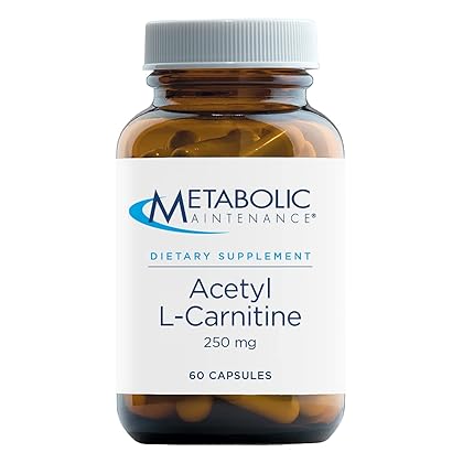 Metabolic Maintenance Acetyl L-Carnitine - 250 Milligrams, Antioxidant, Cognitive + Memory Support (60 Capsules)