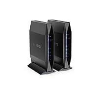Linksys WiFi 6 Router, Dual-Band, 3,000 Sq. ft Coverage, 40+ Devices, Speeds up to (AX1800) 1.8Gbps - E7352-2PK w/Extended 18 Month Warranty