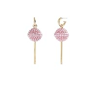 COACH Womens Pavé Lollipop Drop Earrings