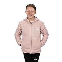 THE NORTH FACE Teen North Peak Hagues Fleece Jacket, Pink Moss, Large