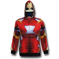 Captain America, Iron Man Civil War Reversible Hoodie (L)