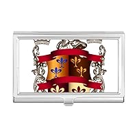 Armor Emblem Medieval Knights of Europe Business Card Holder Case Pocket Box Wallet