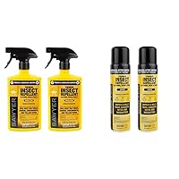 Sawyer Permethrin Premium Insect Repellent Trigger Spray Twin Pack (24 oz) + Aerosol Spray Twin Pack (9 oz)