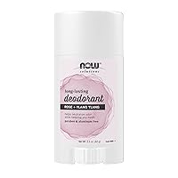 NOW Solutions, Long-Lasting Deodorant Stick, Rose and Ylang Ylang Scent, Odor Neutralizing and Keeps You Fresh, 2.2-Ounce