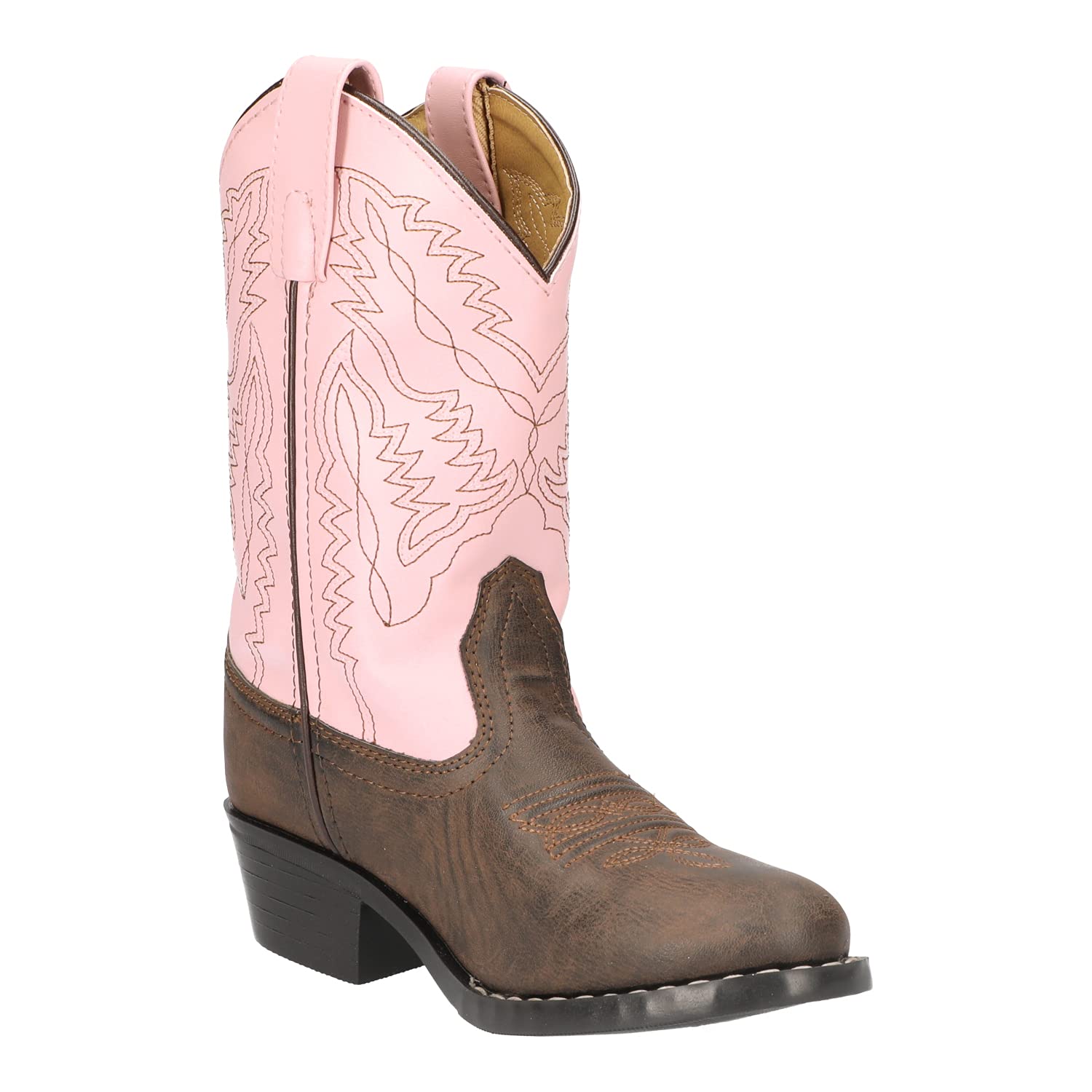 Smoky Mountain Boots | Annie Series | Youth Western Boot | Western Toe | Genuine Leather Material | PVC Sole & Western Heel | Man-Made Lining & Leather Upper
