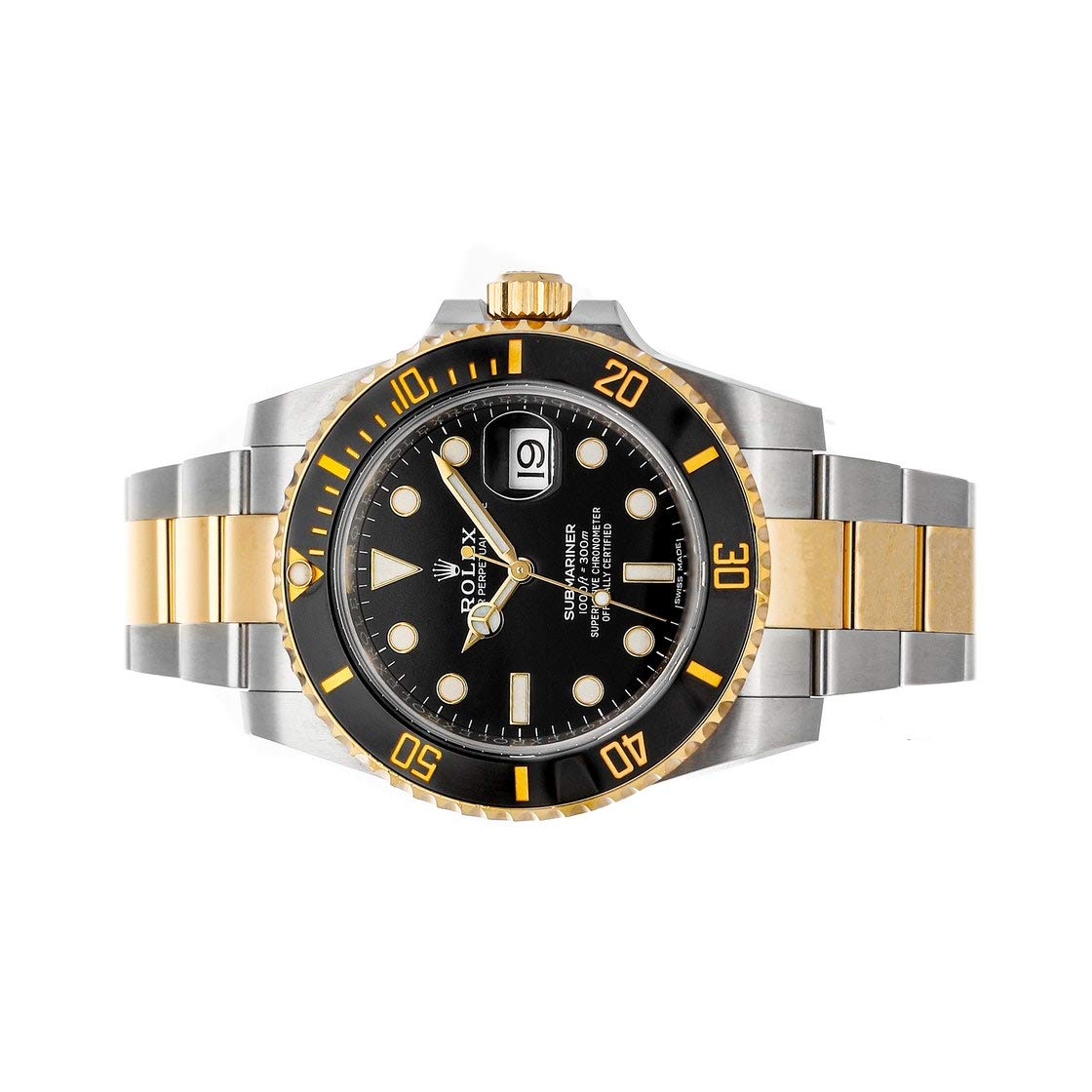 Rolex Submariner Date Black Dial Yellow Gold/Steel Men's Watch 116613LN-0001