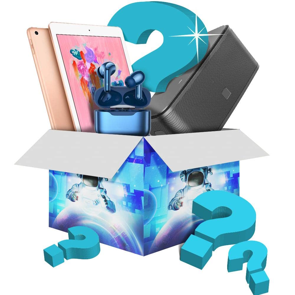 Storage Box Lucky Gift Package for Electronic Products Random Products,There is A Chance to Open: Such As Drones, Smart Watches, Gamepads, Digital ...