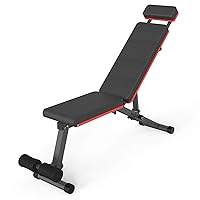 Adjustable Training Bench, 4-Way Incline Bench, Foldable, Decline Bench, Flat Bench, Angle Adjustment, Easy Storage, Adjustable Bench Press, Muscle Training
