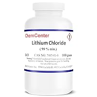 Lithium Chloride, High Purity Powder/Crystals, 100 Grams