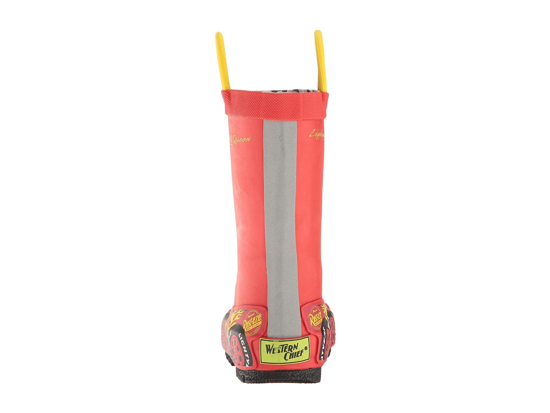 Western Chief boys Waterproof Printed Rain Boot With Easy Pull on Handles