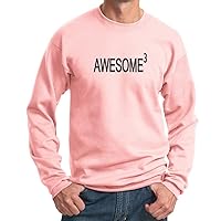 Mens Awesome Cubed Funny Math Sweatshirt