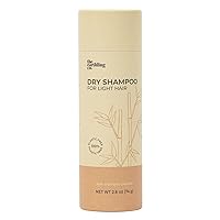 Dry Shampoo - Non Aerosol Volumizing Powder for Oil - Natural, Organic Ingredients for Blonde and Gray Hair - Talc-free formula with Rosemary Oil and Biotin (Light Hair, 2.6 oz)